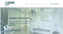 Desktop Screenshot of clinicadentalenmallorca.com