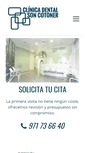 Mobile Screenshot of clinicadentalenmallorca.com